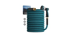 lot 6232 image: Gardentime GT235-100FT Non-Expanding Garden Hose approximately 50 ft