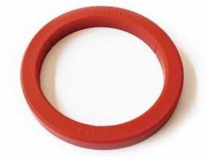 lot 6269 image: Red Silicone E61 Group Gasket, 8mm Thickness, Item #SYNCHKG060251