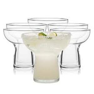 lot 11346 image: Libbey Clear Glass Stemless Margarita Set Of 6