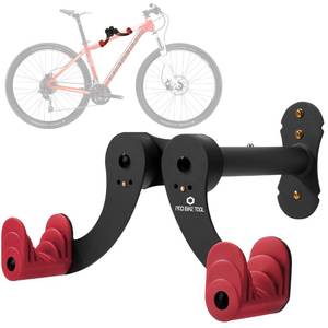 lot 9655 image: PRO BIKE TOOL Bike Wall Mount - Horizontal Indoor Bike Rack for 1 Bicycle - Bike Rack for Garage - Safe and Secure Bike Hook for Road, Mountain or Hybrid Bikes - Bike Hanger, Bicycle Storage