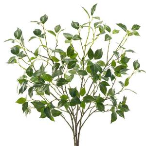 lot 10352 image: Artificial Plants Greenery Eucalyptus Stems Branches Plant for Home Decor��Faux Rustic Ficus Leaf Floral for Indoor Table Bathroom Bedroom Kitchen Decoration,Real Plastic Eucalytus Wedding Dcor��4PCS)