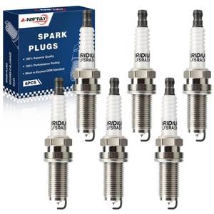 lot 10356 image: Iridium Spark Plugs 6 Pack 4469 LFR5AIX11 Fits for 2002 2003 2004 2005 2006 Nissan Altima 3.5 Maxima Murano Pathfinder Frontier Quest Xterra & Infiniti G35 FX35 M35 I35 V6 3.5L Spark Plug