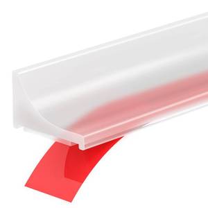 lot 10359 image: Zehiels 67Inch Shower Threshold Water Dam, Self-Adhesive Silicone Shower Barrier Water Stopper Shower Door Bottom Seal Strip Shower Splash Guard for Bathroom Kitchen Bathtub