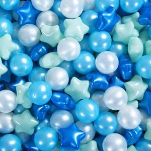 lot 10371 image: Heopeis Star Ball Pit Balls for Toddlers - 100 200 500 Pack Phthalate & BPA Free Plastic Toy Balls for Kids, Ball Pool Play Tent, Baby Kiddie Pool Water Toys, Party Decoration