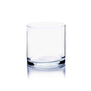 lot 10394 image: WGV Cylinder Vase, 4in. W x 4in. H, Floral Container, Glass Candle Holder Centerpiece Planter Terrarium for Wedding Party Event, Home Office Decor, Clear, 1 Piece