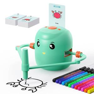 lot 11515 image: Smart Drawing Robot for Kids,Montessori Educational Painting Toy for 5 with Voice Interaction&16 Color Pens,Magic Drawing Robot with 150 Learning Word Cards ,Ideal Gift for 5 Year Old Boys Girls