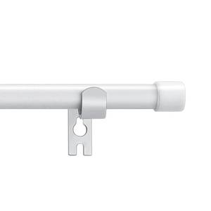 lot 12282 image: Alskarhem White Curtain Rods for Windows 30 to 88 Inch,58 Inch Small Curtain Rod Set With Brackets