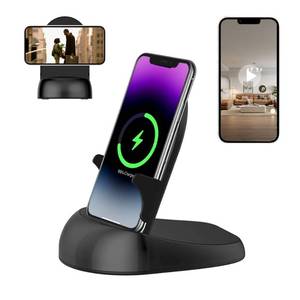 lot 12287 image: Alkaenum Security Camera WiFi Wireless Phone Charger, Security Cam Motion Activated,HD1080P(Rotate Lens) with 250°Viewing Angle, camaras espias ocultas for Home Office Security(2.45G)