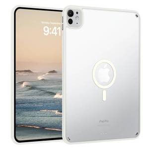 lot 12291 image: BENTOBEN Magnetic for iPad Pro 11 Inch Case (M5M4) 20252024, Translucent Matte Back Slim Soft TPU Bumper Lightweight Shockproof Protective Women Girls Boys Tablet Case Cover, Stone