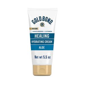 lot 12317 image: Gold Bond Healing Hydrating Lotion With Aloe Moisturizes, Heals & Smooths Dry Skin, Body Lotion, Delivers Immediate 24-Hour Hydration, Convenient Size, 5.5 oz