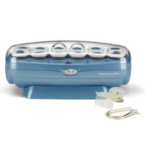 lot 13976 image: BaBylissPRO Jumbo Hot Rollers, Nano Titanium Hair Styling Tools & Appliances, 12 Count, (Pack of 1) BABNTCHV15