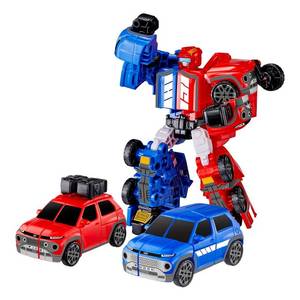 lot 1136 image: New TOBOT, MINI TOBOT Twins, Youngtoys Transforming Collectible Vehicle to Robot, Heroes Animation Character Toys for Kids 4 and up Transform Toys Cars, Mini Size Integration 5-inch