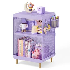 lot 1154 image: SYKIARIOL Kids Nightstand,Kids Bedside Table,Teen Girls Night Stand,Toddler Night Stand,End Table for Girls Room Storage,Purple Nightstand