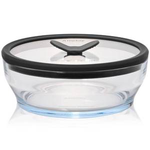 lot 1171 image: Anyday 4-Cup Glass Food Storage with Glass Lid, Round Shallow Dish  Plastic-Free Meal Prep & Microwave Cookware  Stackable Airtight Storage Container with Vented Lid for Microwave-Safe Reheating