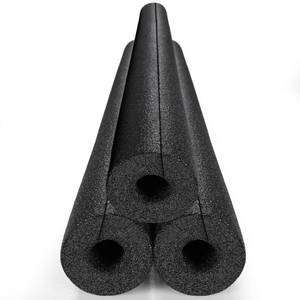 lot 1183 image: Pangda 3 Pack Pool Noodles 55 Inch Foam Noodles Swim Clamp Jumbo Hollow Foam Large Pre Slit Clamp Protection for Swimming Floating Craft Projects Padding Bumper (Black, 1in. OD X 0.4in. ID)