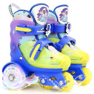 lot 1189 image: MoSoulais Astronaut Kids Roller Skates Adjustable Toddler Roller Skates with Light Up Wheels Kids Skates Birthday Boys Gift for Youth Children Beginner Ages 3 4 5