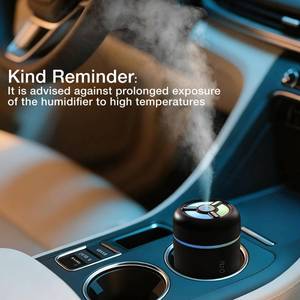 lot 2322 image: Portable Mini Humidifier, 300ml USB Cool Mist Small Humidifier with Colorful Lights. 233