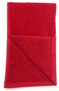 lot 2339 image: The Holy South 16x26  3-Pack  Terry Velour Towels, Bath Towels, Washcloths  Cotton  Face Towels, Bathroom use, Gym and spa Towel  Bathroom Towels (Red, 3)