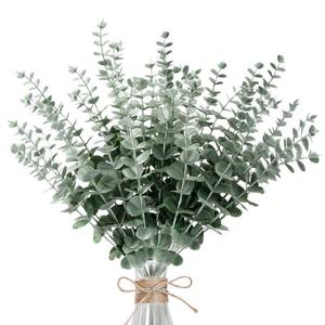 lot 2392 image: Sggvecsy 36pcs Eucalyptus Stems Decor Artificial Eucalyptus Leaves Faux Eucalyptus Stems Real Touch Fake Greenery Branches for Wedding Flower Bouquet Centerpiece Home Office Decoration