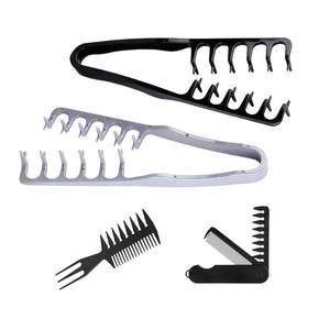 lot 2393 image: 4PCS Texture Comb Set,Texturizing Comb Textured Styling Comb for Hair Styling, Salon Quality Hair Tools for Women and Men, Durable and Lightweight Design for Professional Use and Everyday Use