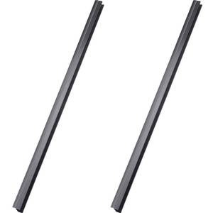 lot 2399 image: A 2 Pieces PVC Drawer Hanging File Rails Black Cabinet Rails for Hanging 12 Drawer Sides Letter Size File Storage Folder Organizer(for 34 Inch-wide, 24 Inch)