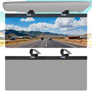 lot 2427 image: Sun Visor Extender for Car, Visor Extender Attachment for Car, Adjustable Visor Extender Sun Blocker UV400, Polarized Sun Visor Extender, Anti-Glare, UV Protector (1 Pack, Large)