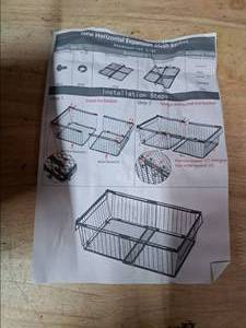 lot 3670 image: Horizon Expandable Wash Basket with Wide Slat Construction