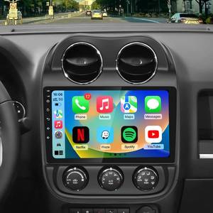 lot 3674 image: 4G64GB Android 13 Car Radio Stereo for Jeep Patriot Compass 2010-2016, 10in. Touch Screen Head Unit with Android 13CarPlayAndroid AutoGPS NavigationBluetoothFMDSP RadioAHD Backup Camera