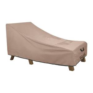 lot 3682 image: ULTCOVER Waterproof Patio Lounge Chair Cover Heavy Duty Outdoor Chaise Lounge Covers - 68L x 30W x 30H inch