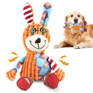 lot 4325 image: DSUMD Squeak Dog Toys Stuffed Plush for Small & Medium Breeds - Soft Chew Fabric, Interactive IndoorOutdoor Play, Perfect for Puppy Teething - Ideal Pet Gift, Dog