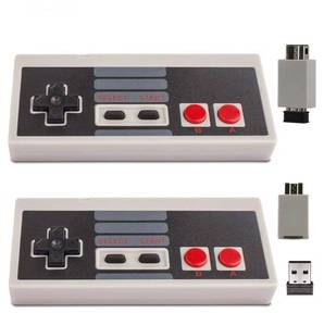 lot 4366 image: ZAMPAM USB Wireless Controller Game Controller, 2.4G Wifi Wireless Gamepad Compatible with PC, Mac OS, Raspberry PI add Turbo Function 2 PACKS (Does Not Work with Mini Nes)