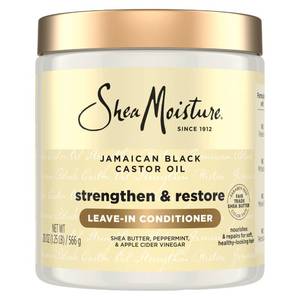 lot 4392 image: SheaMoisture Leave In Conditioner Jamaican Black Castor Oil Conditioner For Hair To Soften and Detangle Hair 20 oz