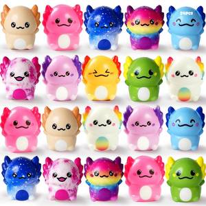 lot 4401 image: 24PCS Axolotl Slow Squishy Toy,Slow Rising Squishy,Axolotl Stress Relief Fidget Toy,Axolotl Squishies Party Favors for Adults Kids