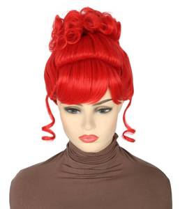 lot 4413 image: Topcosplay Womens Short Red Wig Halloween Costume Party Wigs