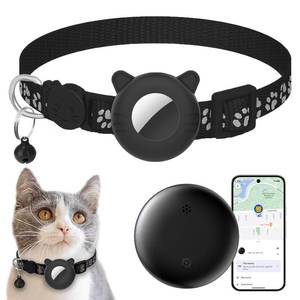 lot 4419 image: Cat Tracker with Collar (Android Only), GPS Tracker for Cats - No Monthly Fee  Waterproof  Real-Time Tracking  365-Day Battery Life, Smart Item Locator for Pets, Cat Anti-Lost Device