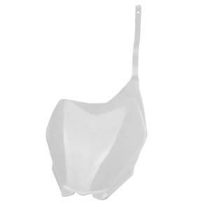 lot 5629 image: ABCERRSI Motorcycle Number Plate,Dirt Bike Front Plate Compatible with WR 250 YZ 125 250 250F 450F CRF250R CRF450R-White
