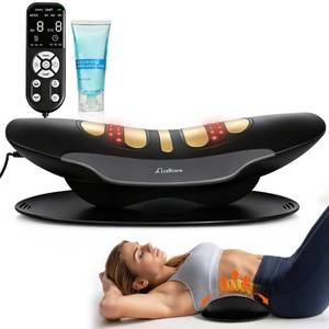 lot 5648 image: Electric Lumbar Traction Device for Lower Back Pain Relief, Multifunctional Lumbar Stretcher with Dynamic Traction, Red Light Therapy, 8-Level Electrotherapy, 3-Level Thermal Therapy, Vibration