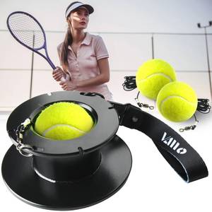 lot 6317 image: VAIIO Professional Tennis Trainer - Full Metal Portable Solo Rebounder with 3 High-Elastic String Balls, Ideal for Adults, Kids, Beginners & Advanced Players