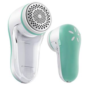 lot 6338 image: POPCHOSE Fabric Shaver, Lint Remover for Clothes, Electric Lint Shaver with 6-Leaf Blades, Sweater Shavers to Remove Pilling for Clothing, Couch, Furniture, Fuzz, Lint Ball, Bobbles, Spring Green