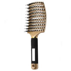 lot 6345 image: Hairstreaq Detangling Brush, Wet Dry Detangler Hair Brushes, Vented Detangling Brush, Fast Drying Styling Massage Hairbrush for Women & Kids�� Long, Thick, Thin, Curly & Tangled Hair (Gold)