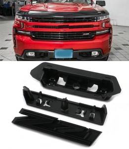 lot 6369 image: 1 OEM Grille Z71 Front Emblem 3D Badge Compatible with 2019-2025 Silverado Tahoe Suburban RST 1500 HD 2500 HD 3500HD 84384428 (Black)