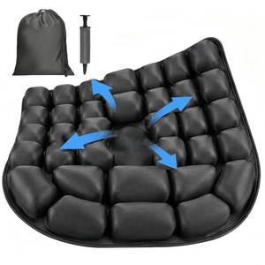 lot 9626 image: WurodBiza Upgrade Air Inflatable Pressure Relief Seat Cushion, Comfortable 3D Travel Seat Cushion Optimal Support for Long Sitting in Car, Air Travel, Office Chairs