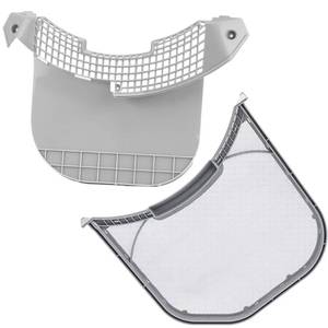 lot 9628 image: ADQ56656401 Filter Kit for LG & Lint Screen Housing LG Dryer Lint Filter Replacement DLEX3250W & Compatible Models 2-Piece Assembly Fits MCK49049101 ABS Frame with Stainless Mesh