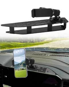 lot 14348 image: Krysolad Metal Dash Mount Phone Holder Compatible with 2022-2025 Silverado & 2022-2025 Sierra, 360° Adjustment, Full Metal Base, Strong Adhesive on The Bottom, Easy to Install