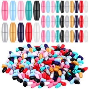lot 14367 image: WILLBOND 100 Pcs Breakaway Clasps for Necklace Plastic Safety Bracelet Clasps for Lanyard Bead Barrel Connectors for Necklace Bracelet Jewelry Making DIY (Multicolor)