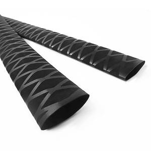 lot 14368 image: eTekGo X-Tube Heat Shrink Wrap Tubing 39in.&64in. Lengths for Rod Grips-5 Color 14 Sizes (Black, Diamter��45mm Length��39in.)