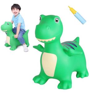 lot 15036 image: INPANY Bouncy Horse, Dinosaur Hopper Toys for 2 Year Old Boy, Toddlers Bouncing Animal, Inflatable Hopping Buddies for Kids, Ride on Rubber Bouncer, Indoor Outdoor Birthday Gifts Toy for 3 4 Yr Girl