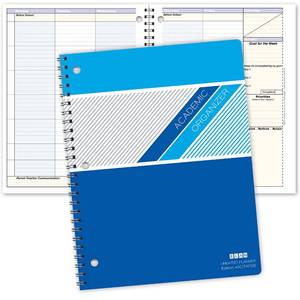 lot 16215 image: Elan Publishing Company Student Academic Planner 8 12 x 11in. Weekly View (AOTAP-Undated) rings bent up
