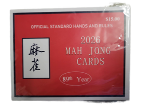 lot 16219 image: 2026 Official Standard Mah Jong Official Standard Hands and Rules 4 Rulebooks