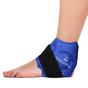 lot 18109 image: Fittest Pro Ankle Ice Pack Wrap for Swelling, Ice Pack for Injuires Reusable Cold Pack Wrap Hot Cold Therapy Ankle Ice Wrap for Sprained Ankles, Achilles Tendonitis